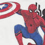 Tom Holland Spider-Man Drawing