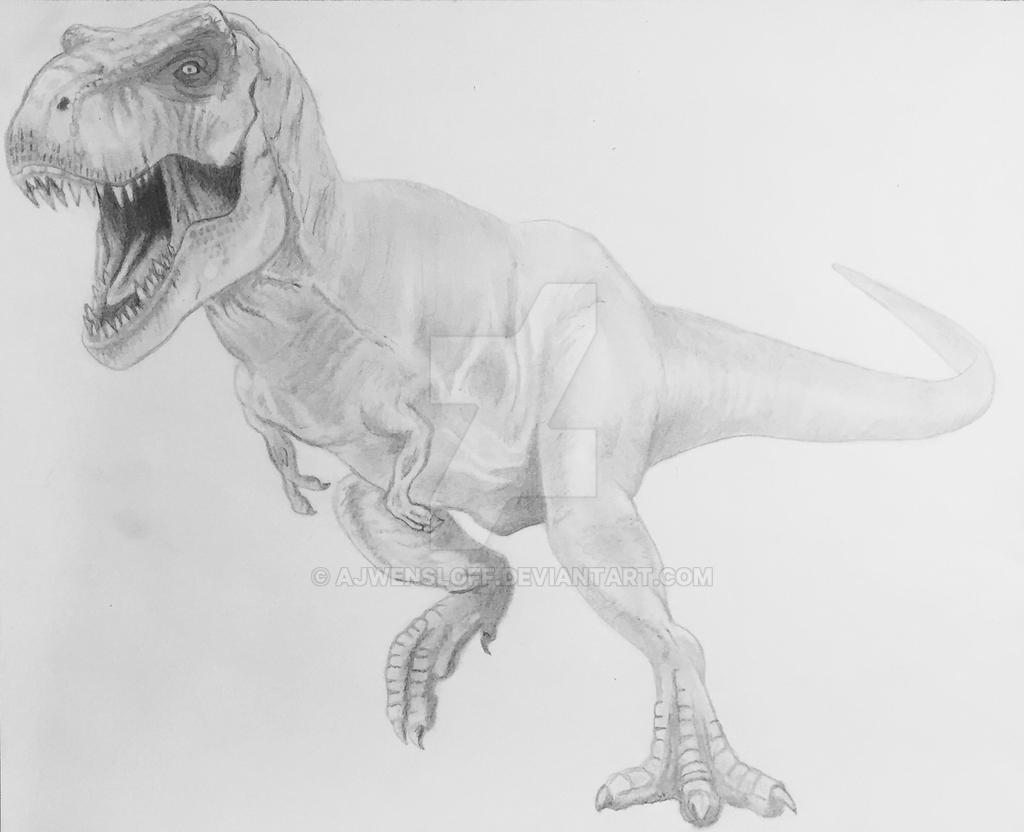 Jurassic World T Rex Drawing By Ajwensloff On Deviantart Jurassic World T Rex Drawing By Ajwensloff On Deviantart