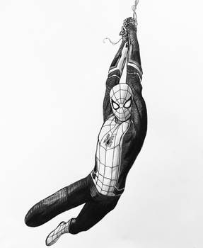 Inktober 2019 - Swing - Spider-Man: Far From Home