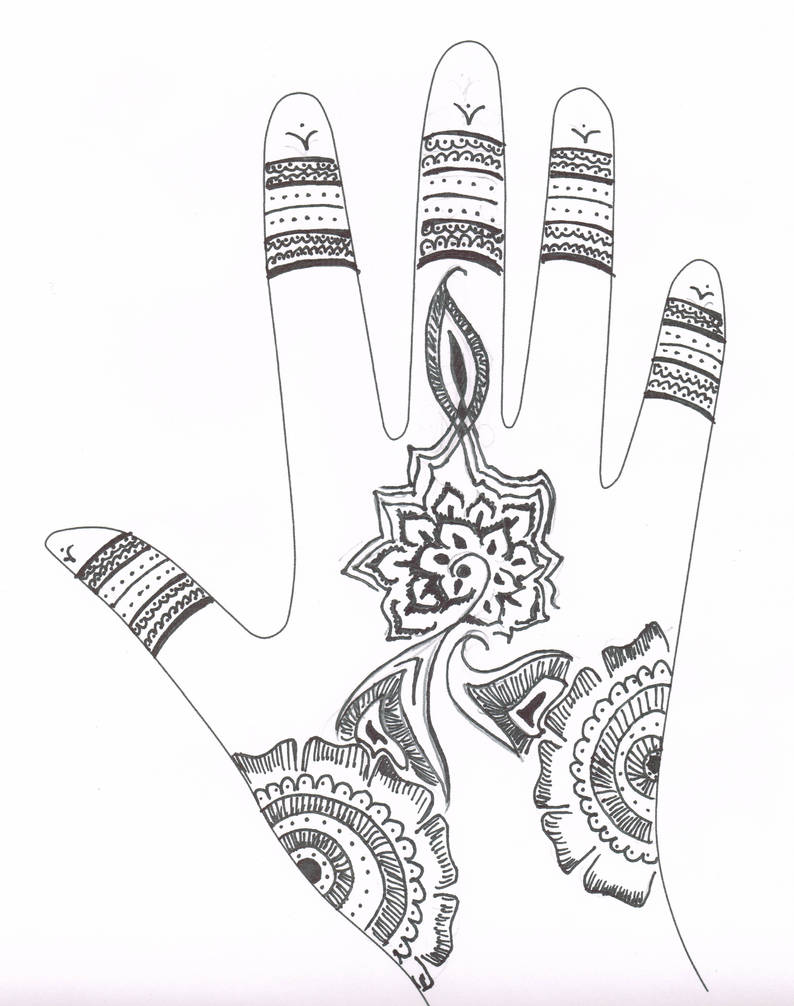 Mehndi Design 4 by JazzNightcore on DeviantArt