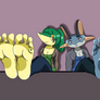 Sassy and Marlene feet