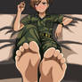 Shino Kurokawa's feet