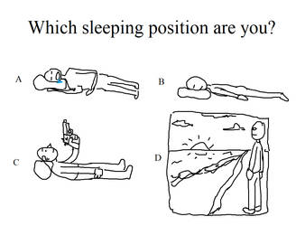 Which sleeping position are you?