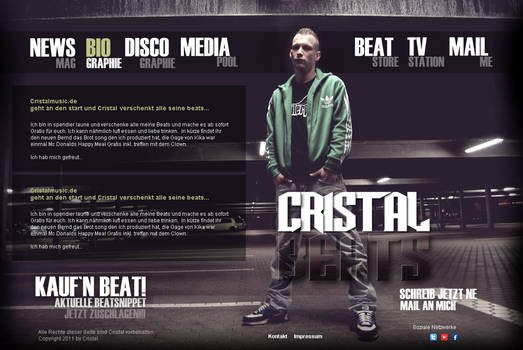 Cristalbeats website