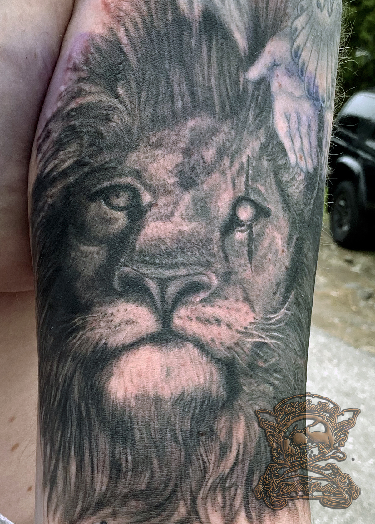 Lion-head-bicep-tattoo-1 by NeckBoneInkTattoo on DeviantArt Lion-head-bicep-tattoo-1 by NeckBoneInkTattoo on DeviantArt