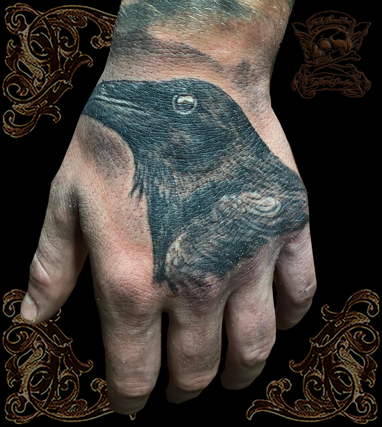 Crowhandtattoo by NeckBoneInkTattoo on DeviantArt