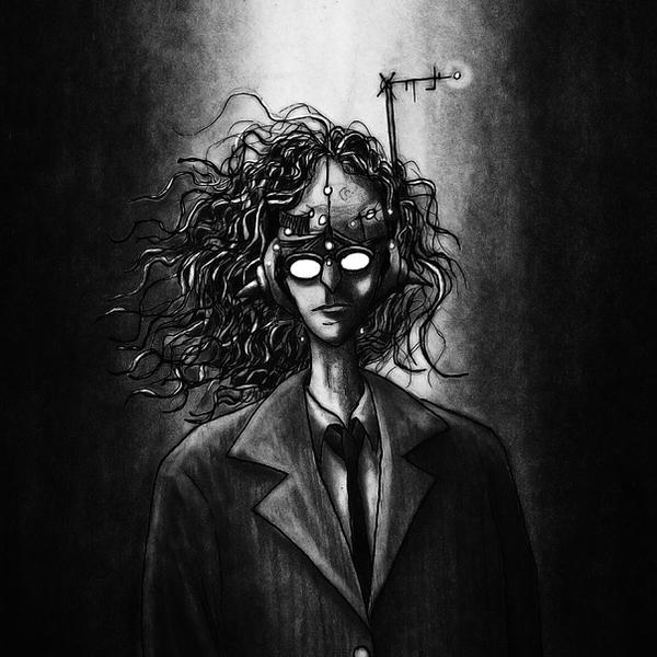 Sentinent Computer Drawing The Sentient Close-up by friedinsanity on DeviantArt