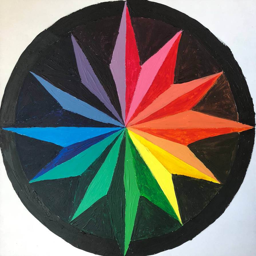 Two Dimensional Design Project Four: Color Wheel by CrazedVulture on ...