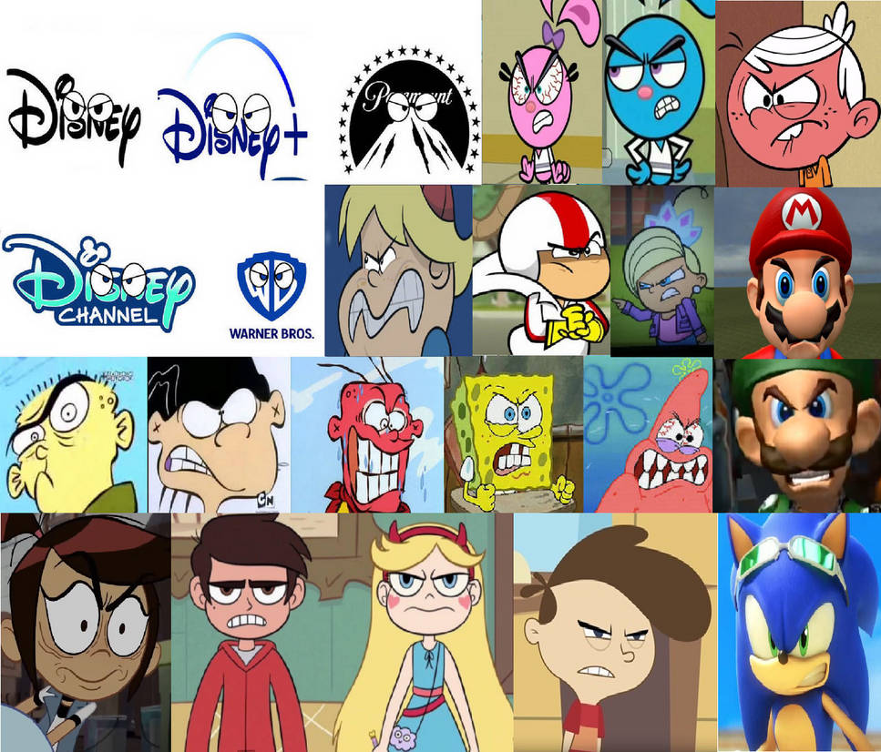 My Angry Characters Reaction Template 2 by martin6556 on DeviantArt