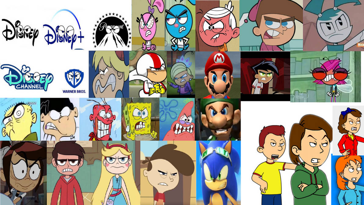 Angryy Characters My Angry Characters Reaction Template 3 by martin6556 on DeviantArt