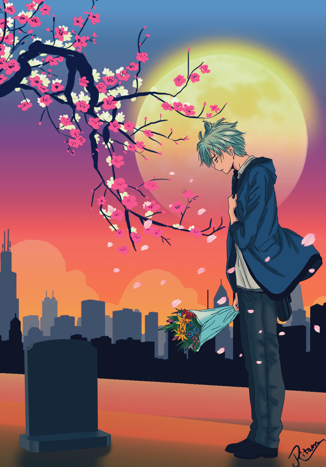Sad anime boy by xXlonewolfguyXx on DeviantArt
