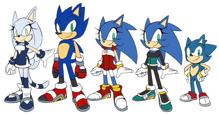 Sonic's Family by v-16 on DeviantArt