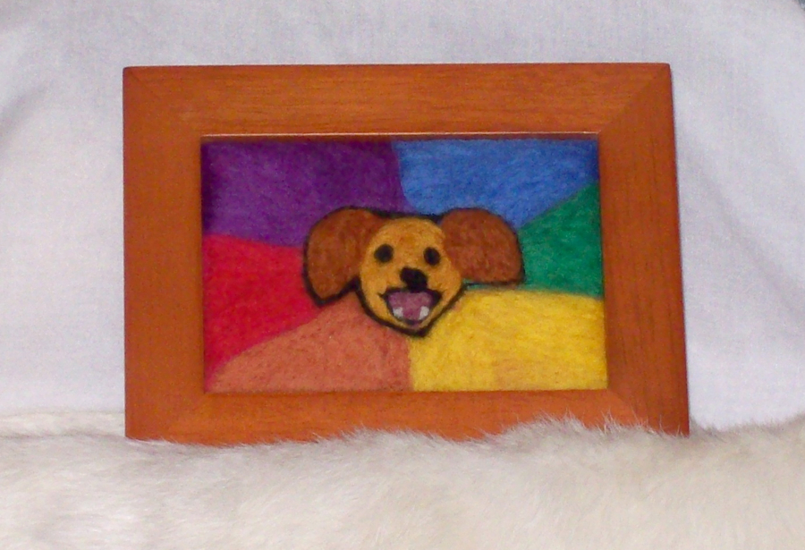 Needle Felted: Advice Dog