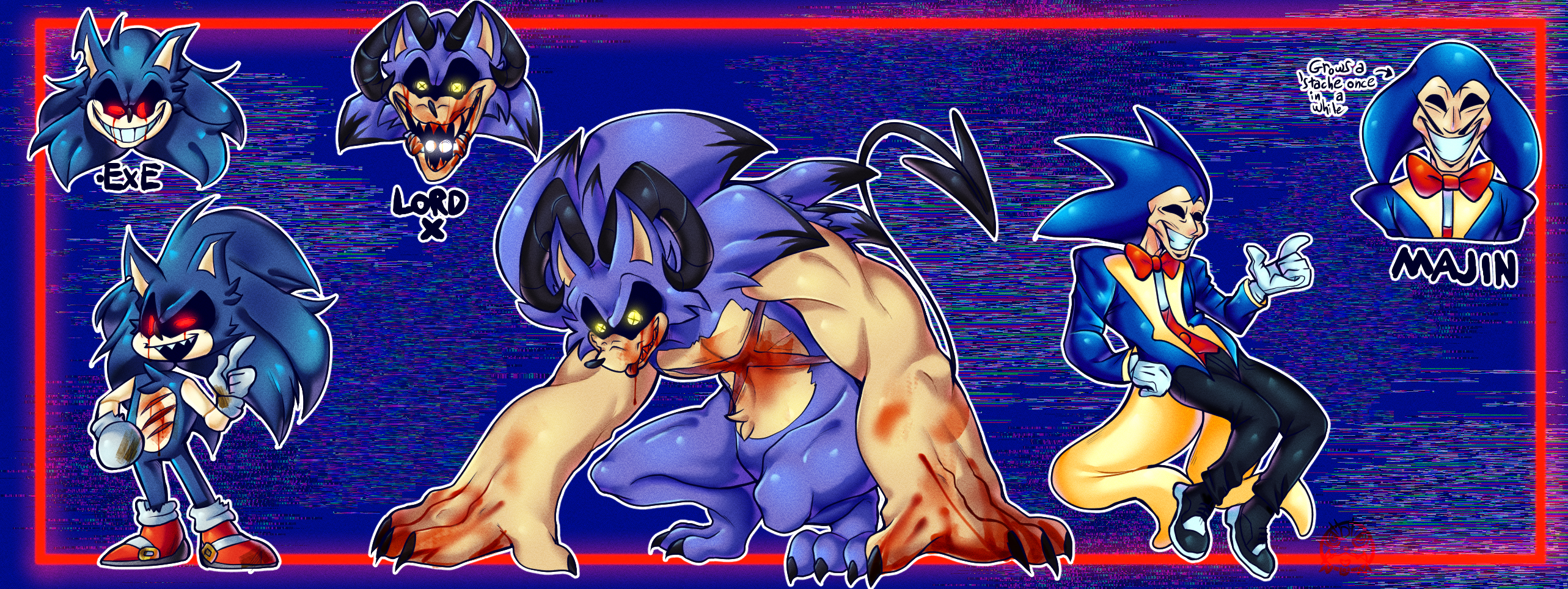 Sonic Exe Vs Majin Sonic by richsquid1996 on DeviantArt