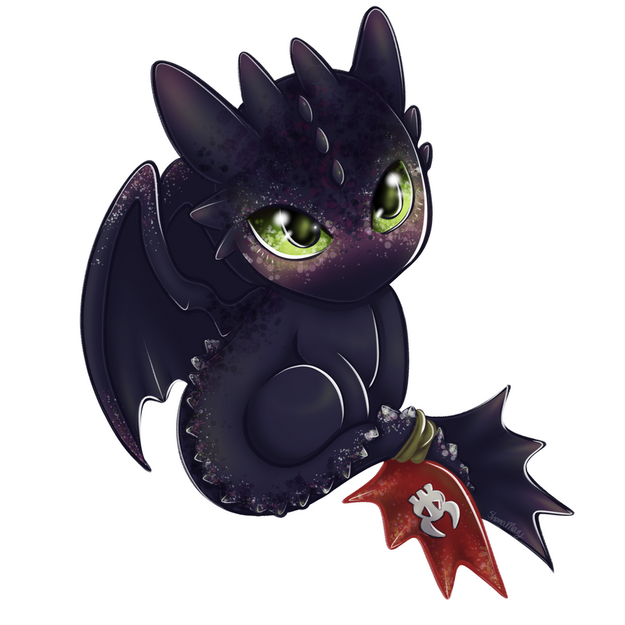 Chibi Toothless! by ShonaMaryDesigns on DeviantArt