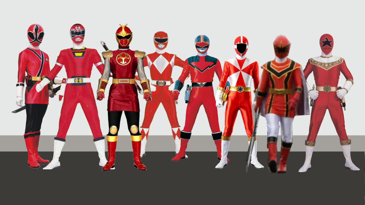 All Red Ranger Modes PRSM- Legendary Red Ranger Mode #2 by NinearliaCreator on DeviantArt