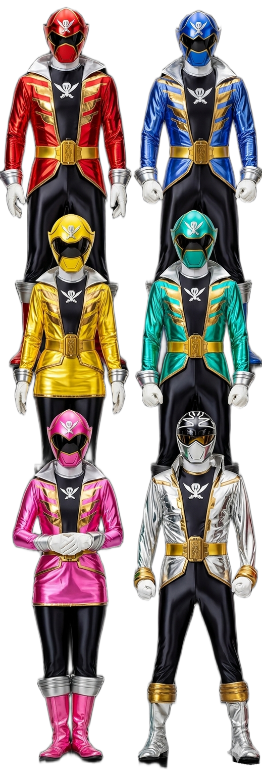Black Megaforce Ranger Deviantart Metallic Super Megaforce Rangers by NinearliaCreator on DeviantArt