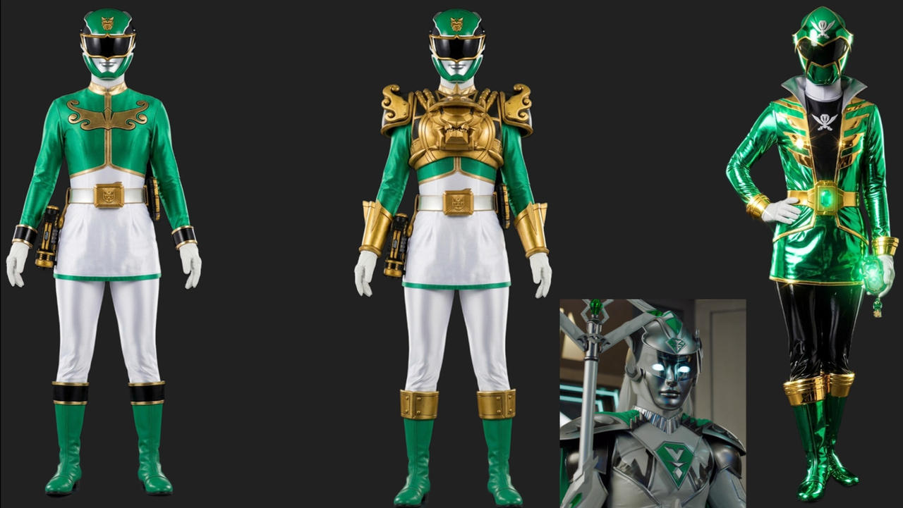 Masterforce Ranger Master Green as Megaforce Ranger by NinearliaCreator on DeviantArt