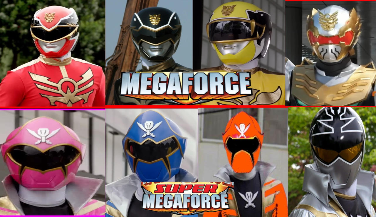 Power Rangers Split Screen Power Rangers Super Megaforce focus split by NinearliaCreator on DeviantArt