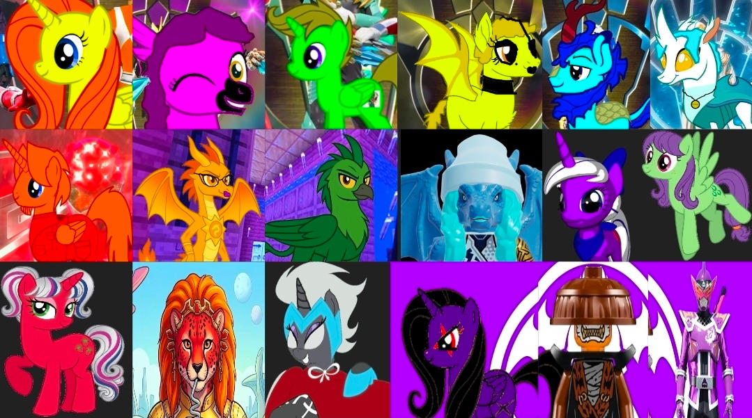 Primeval Ranger Power Rangers Fantastic Primeval Cast (so far) by NinearliaCreator on ...