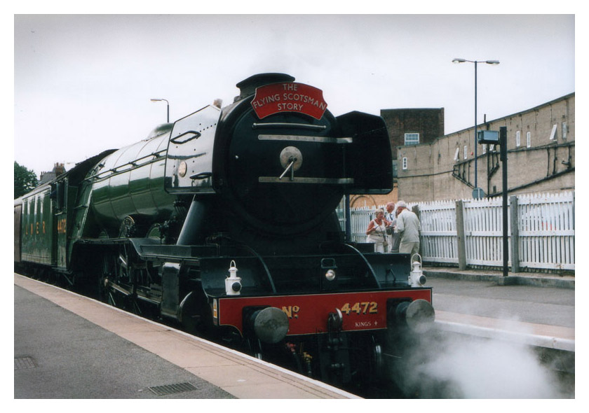 Flying Scotsman arrives