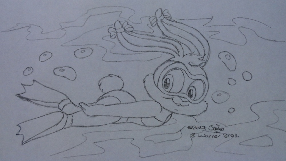 Babs Bunny Underwater by joaoppereiraus on DeviantArt