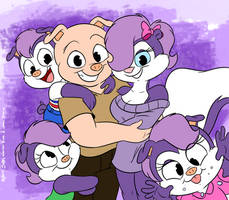 Pig-La Fume Family (Fifi and Hamton 9), Commission