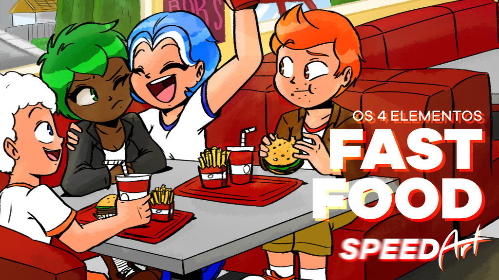 Fast Food | Speed Art by joaoppereiraus on DeviantArt