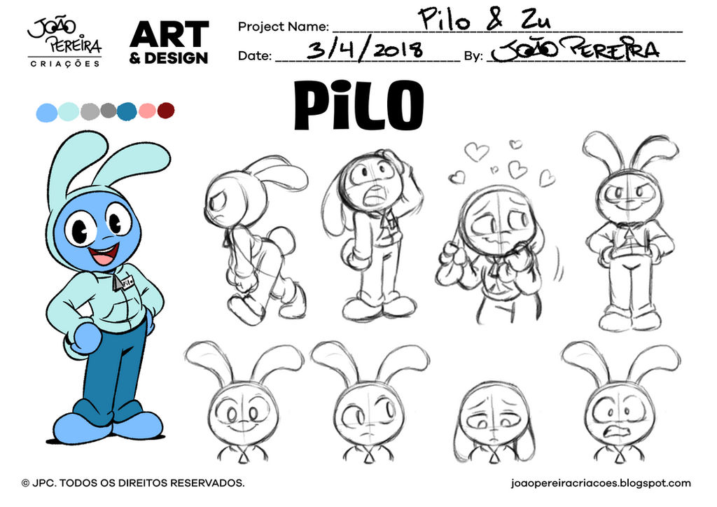 Pilo - Model Sheet by joaoppereiraus on DeviantArt