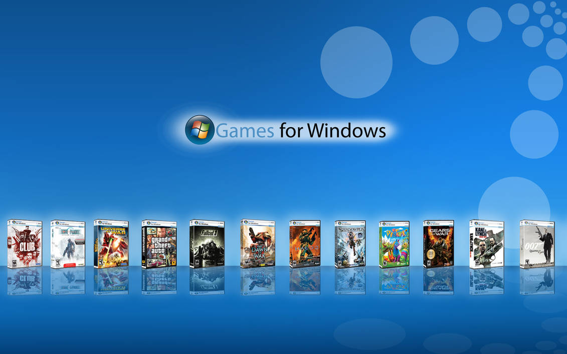 Top game win. Игры Windows. Games for Windows - Live. Microsoft Windows игры. Игры Windows 7.