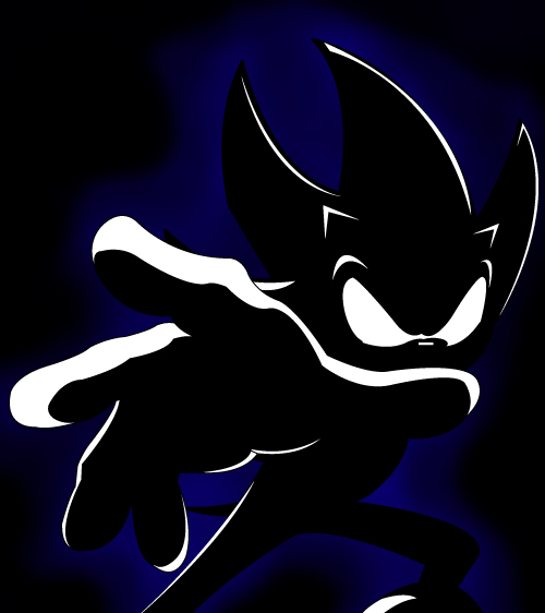 Dark Super Sonic by Fentonxd on DeviantArt