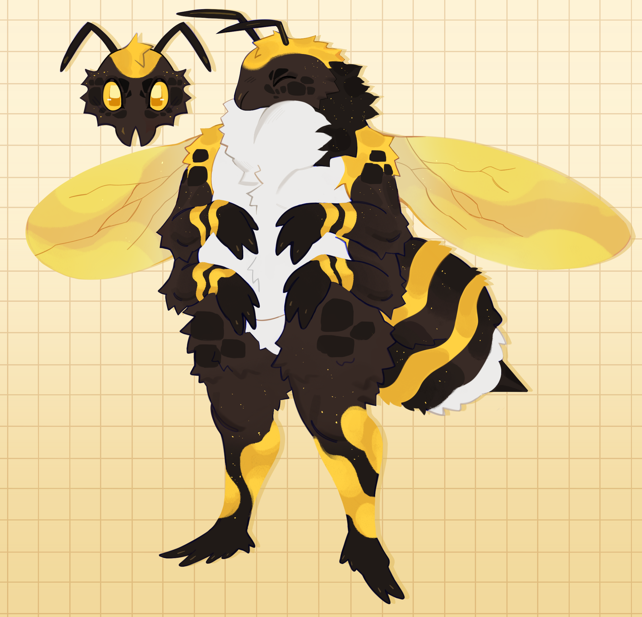 Bee Deviantart Style Honey Bee - auction by buffbears on DeviantArt