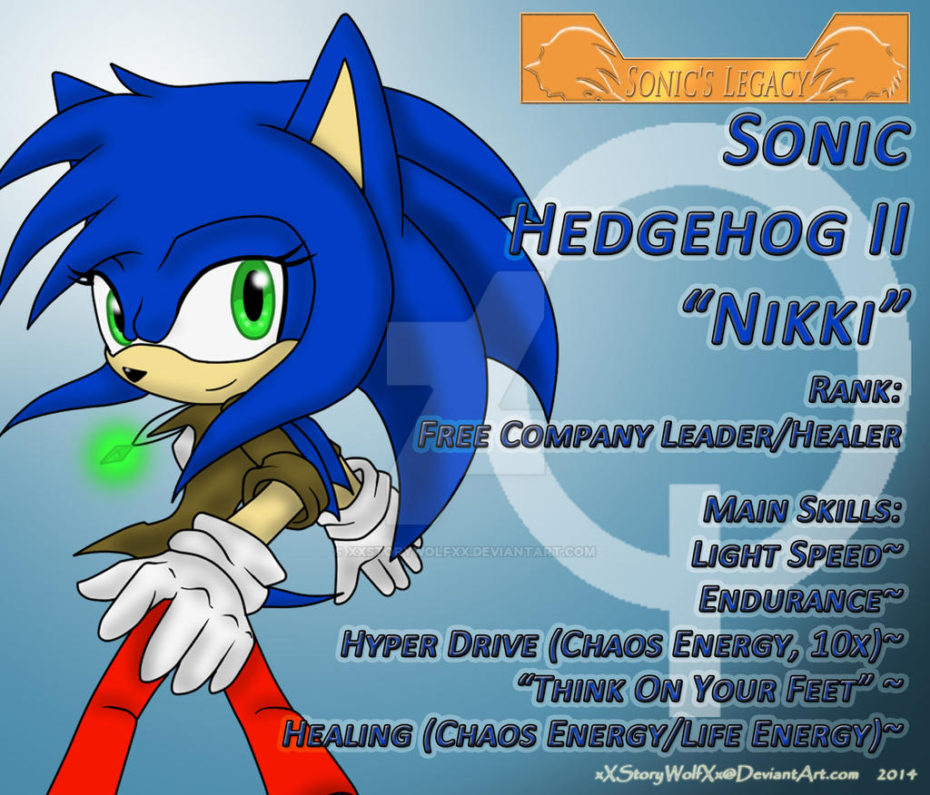 SL/SLC Profile NPC Nikki Hedgehog