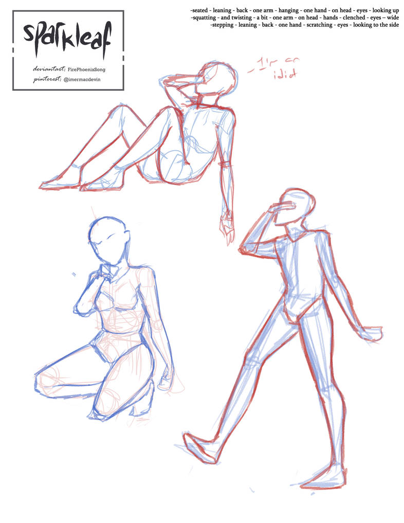 Thirty Minutes: Pose Challenge by FirePhoenixSong on DeviantArt