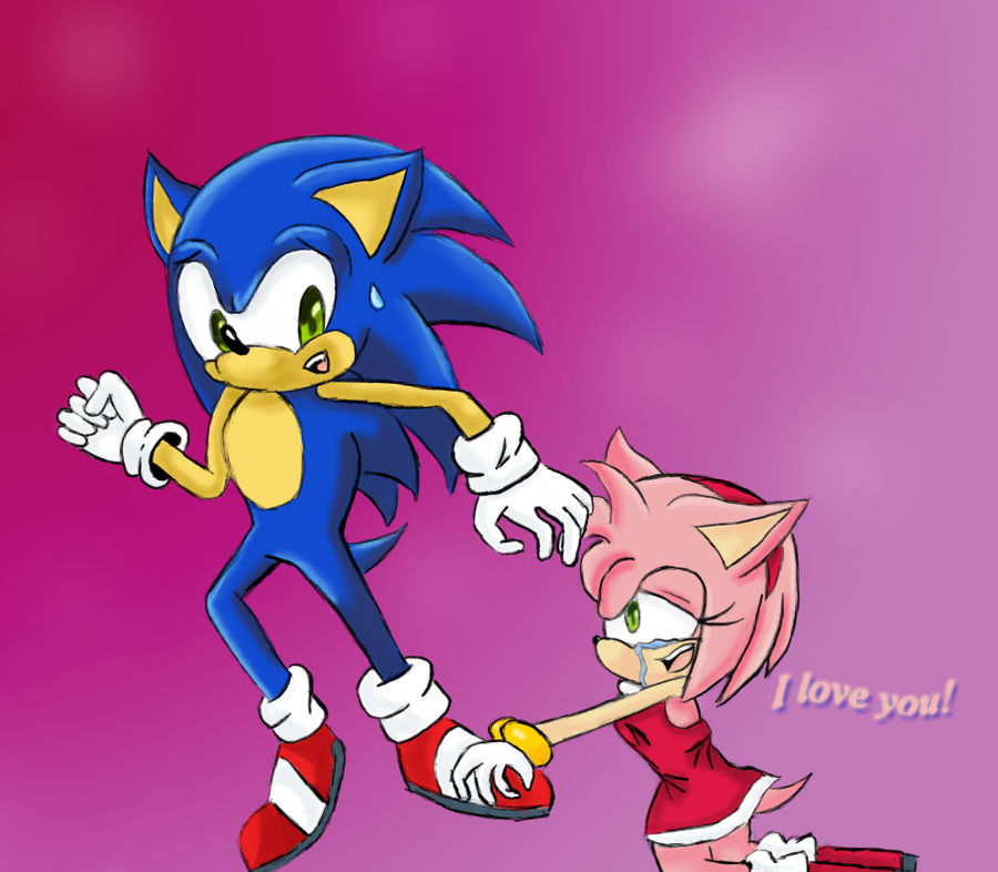 TEHEHEHE ヽ(*⌒∇⌒*)ﾉ  Sonic and amy, Sonic, Amy the hedgehog