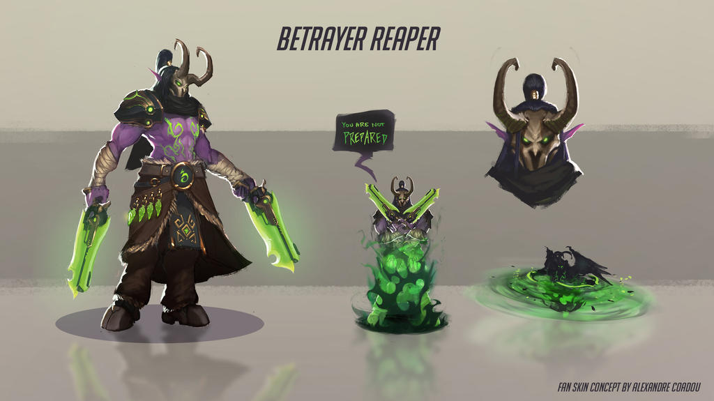 Monster Daylight Riopper Skin Demon hunter Reaper skin concept by Coadou on DeviantArt