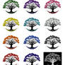 Tree Tattoo Multiple Colors