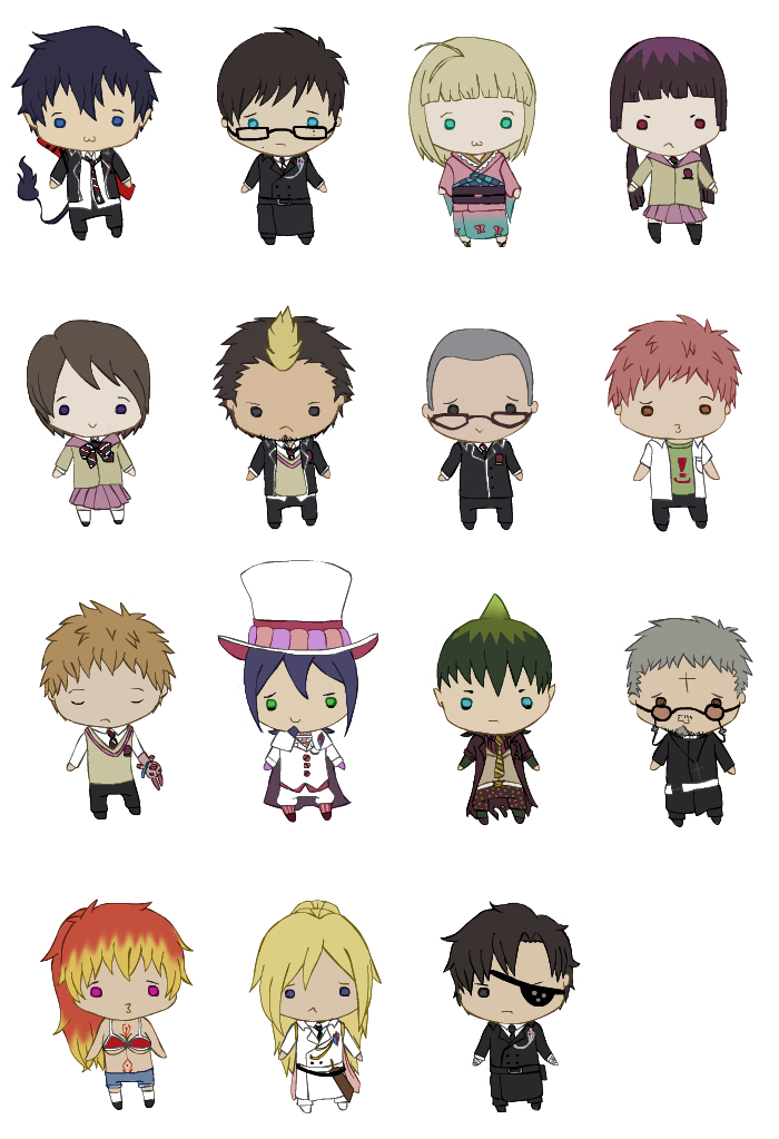 Ao no exorcist characters deals