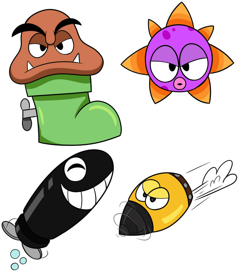 Mario Enemies by CadeSolan on DeviantArt