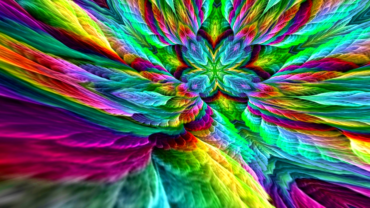 preview - trippy psychedelic 3d fractal morph 01 e