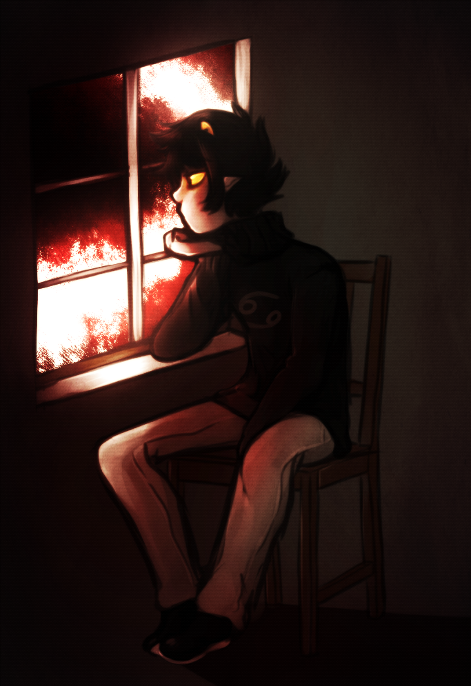 Karkat On A Chair Ft Window