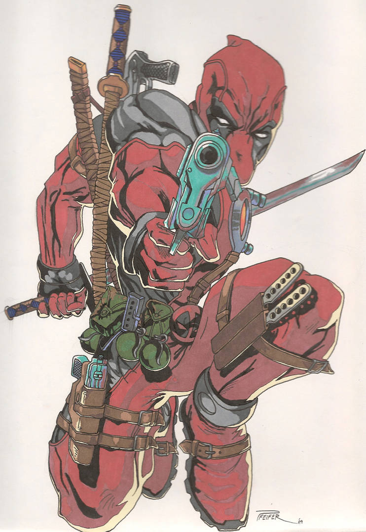 Deadpool Strike A Pose by AEnimaVII on DeviantArt