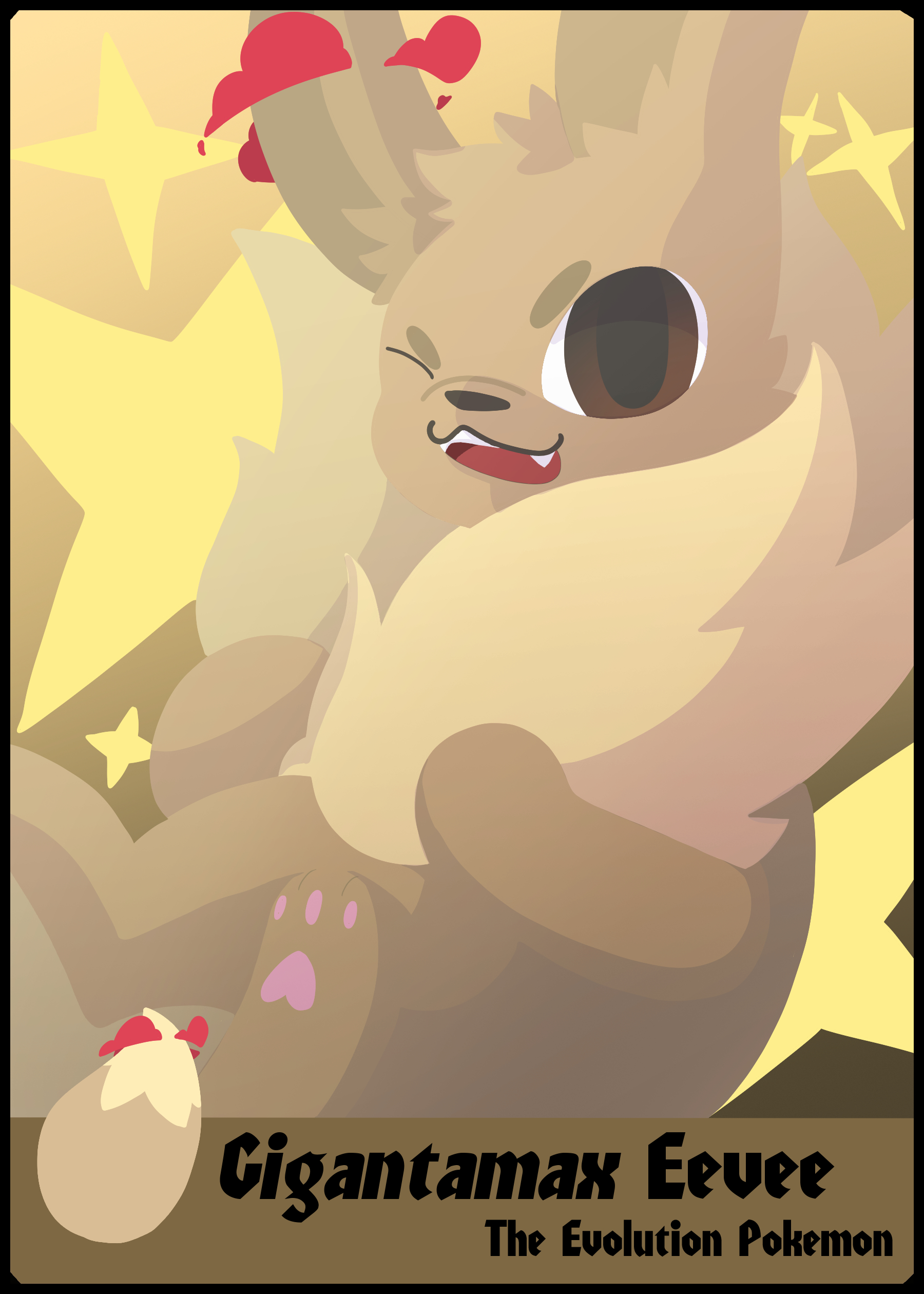 Gigantamax Eevee by Tylgamation on DeviantArt