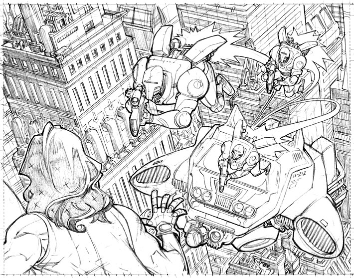 Panel from Invincible 54