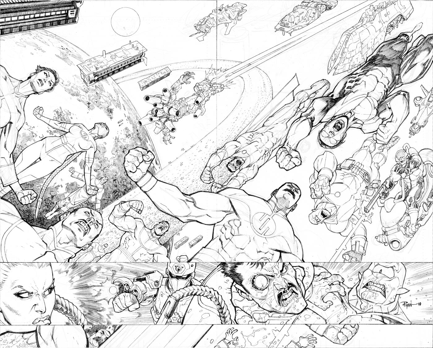 Invincible 75 cover PENCILS