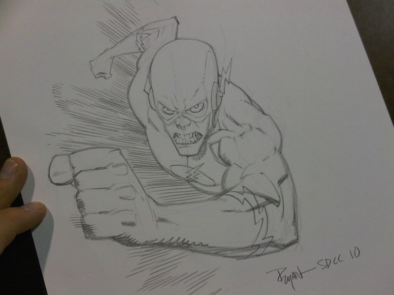 COMICON sketch Flash