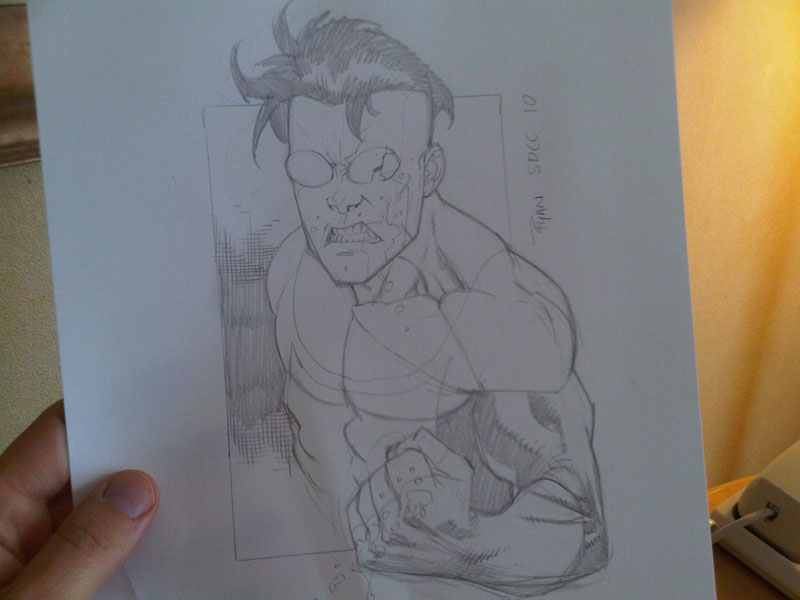 COMICON sketch INV angry