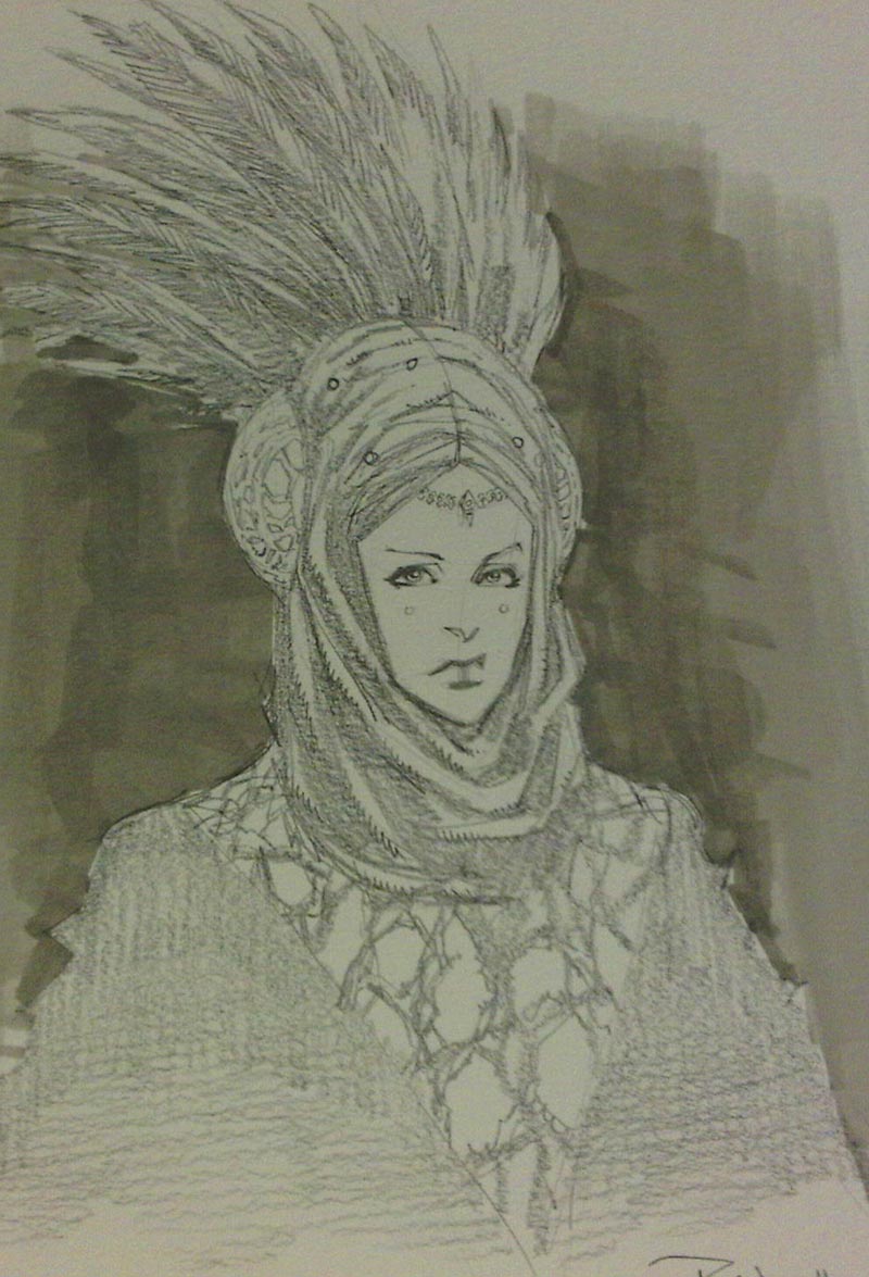 Queen Amidala AAcomicon sketch