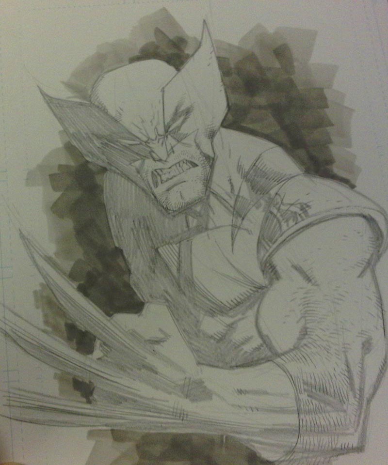 Wolverine AAcomicon sketch