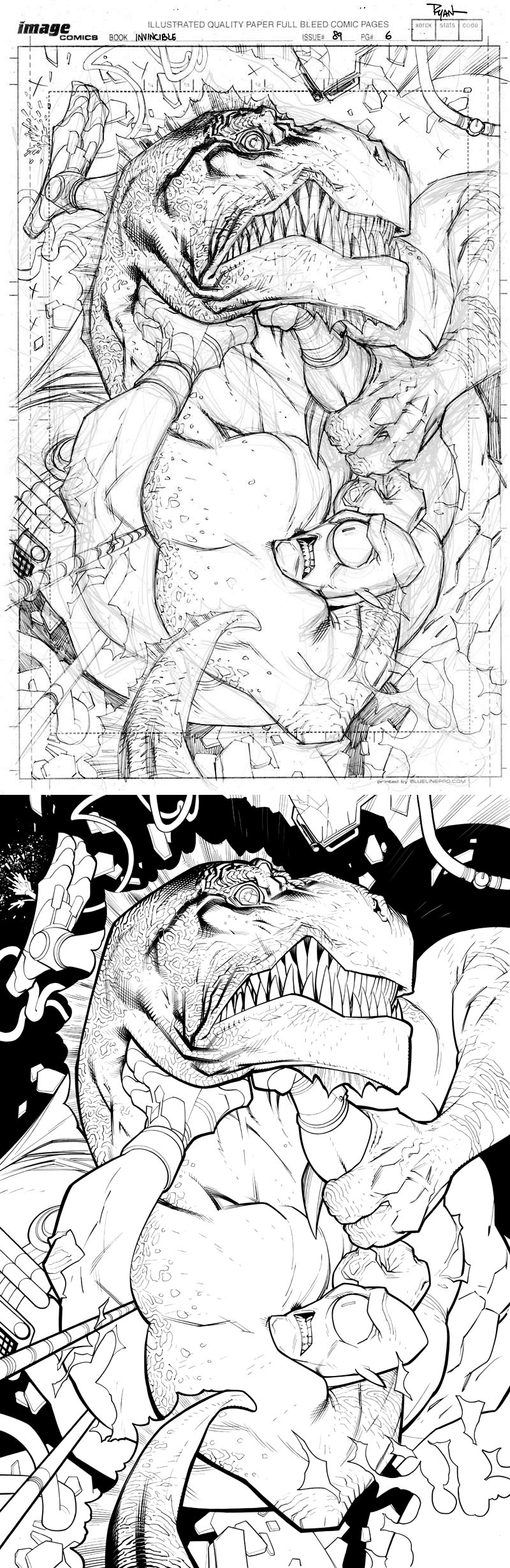 INVINCIBLE89 page 6 Allen vs Dino